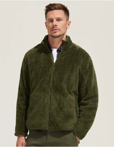 S-04022-Unisex Fleece Zip Jacket Finch